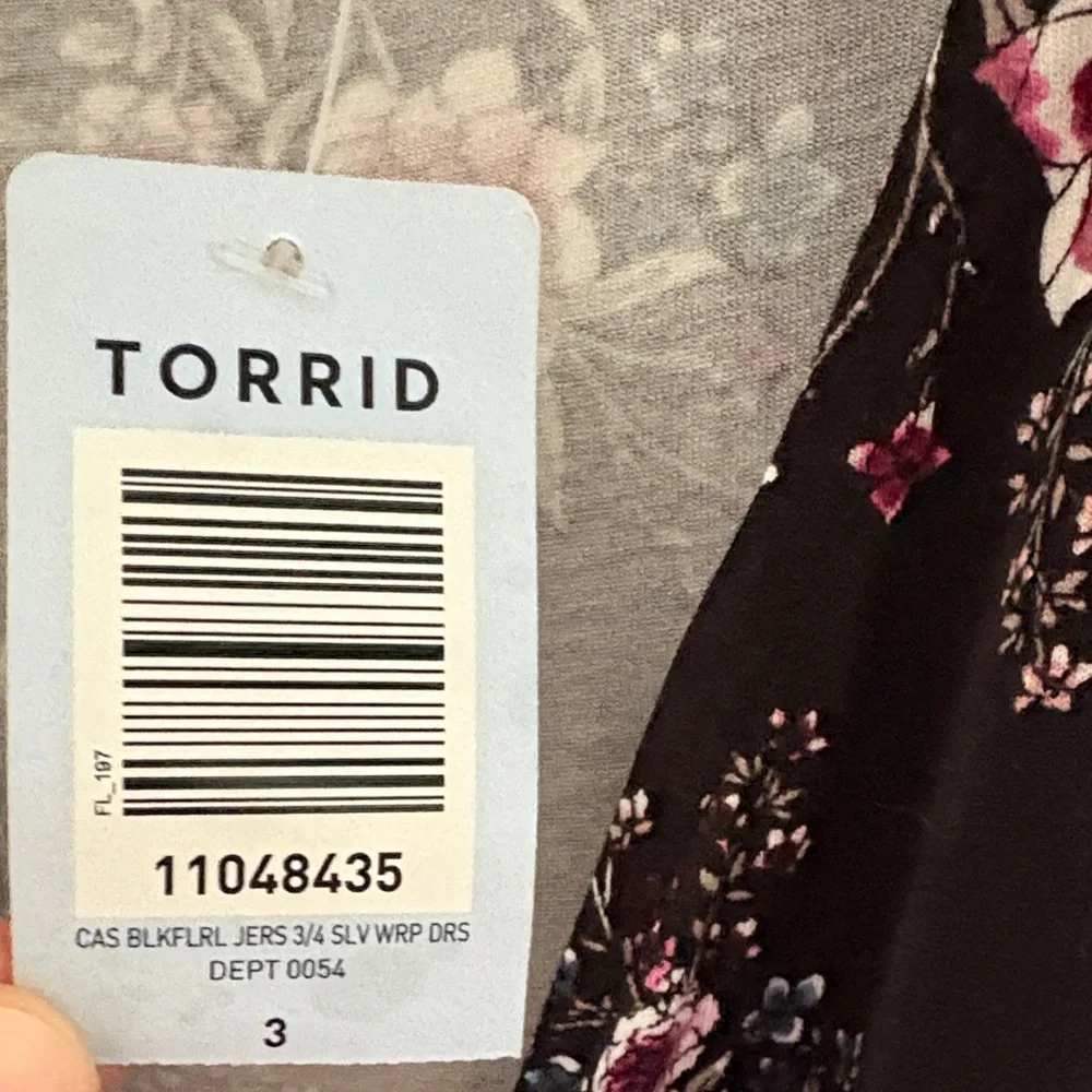 Torrid Mini Jersey Wrap Dress - Picture 4 of 9